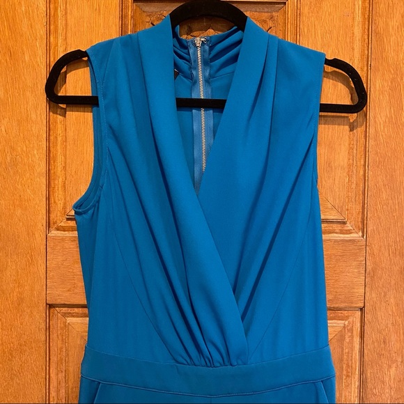 Bebe jumpsuit 8 blue zipper pockets - Picture 5 of 13